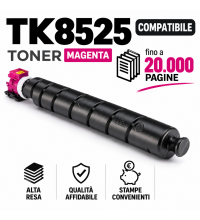Toner Compatibile per Kyocera TASKalfa 3552ci 4052ci,4053ci TK8525 Magenta da 20000 pagine